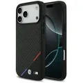 Produktbild: BMW M Carbon Tricolor Line MagSafe Case iPhone 17 Pro Max - Schwarz