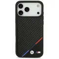 Produktbild: BMW iPhone 17 Pro Max Hülle Case Cover Magsafe Carbon / Tricolor M Power black