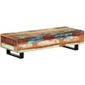 Produktbild: Couchtisch 120x50x30 Cm Massives Altholz Und Stahl Vidaxl