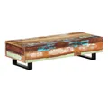 Produktbild: vidaXL Beistelltisch Couchtisch 120x50x30 cm Massives Altholz und Stahl