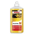 Produktbild: SONAX Wasch & Wax (500 ml) gründliche Schmutzentfernung und dauerhafter Schutzfilm aus natürlichem Carnauba-Wachs | Art-Nr. 03132000