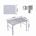 Produktbild: Klapptisch Gartentisch Campingtisch Klappbar Buffettisch Partytisch Balkontisch
