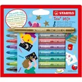 Produktbild: Metallic-Filzstift mit robuster XL-Spitze - STABILO Trio DECO - 8er Pack - mit 8