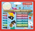 Produktbild: Metallic-Filzstift mit robuster XL-Spitze - STABILO Trio DECO - 8er Pack - mit 8