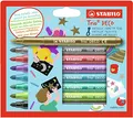 Produktbild: Metallisch Filzstift Stift - STABILO Trio Deco Etui Von 8 Verschiedene Farben