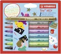 Produktbild: STABILO Metallic-Filzstift mit robuster XL-Spitze Trio DECO - 8er Pack - mit 8 v