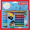Produktbild: Stabilo Trio Deco Metallic Felt -Tip Pens 8st.