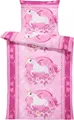 Produktbild: Einhorn Bettwäsche 135x200 cm Unicorn Pferd rosa pink Kinder Mädchen Microfaser