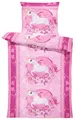 Produktbild: Einhorn Bettwäsche 135x200 cm Unicorn Pferd rosa pink Kinder Mädchen Microfaser