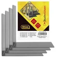 Produktbild: Idena Buchstützen Metall schwarz 14x14x8,5cm 4 Stück