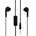 Produktbild: Original Samsung 3.5mm in-ear Kopfhörer mit Freisprecheinrichtung - Schwarz - Schwarz
