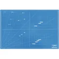 Produktbild: Schneidematte A1 60 x 90 cm selbstheilend beidseitig nutzbar mit Raster blau