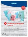 Produktbild: Stylex 43574 - 8 teiliges Ordnungsmappen-Set in 4 Farben mit 4 Einsteckhüllen und 4 Sammelmappen, für Dokumente bis DIN A4