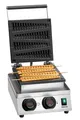Produktbild: Bartscher Waffeleisen MDI Lolly 400 – 4 Lolly-Waffeln pro Backgang, digitale Steuerung, Edelstahl, für Gastronomie