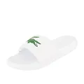 Produktbild: Lacoste Herren Pantoletten Serve Slide 1.0 123 1 CMA, Männer Slipper,Slides,Slip-ons,Backless Slipper,Gartenschuhe,Weiss/GRÜN (082),39.5 EU / 6 UK