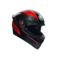 Produktbild: Helm AGV Integral K1 S E2206 - Warmup Rot Matt Black/Red Größe XL