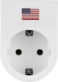 Produktbild: REV Reisestecker Traveler Plus USA weiß  Reiseadapter