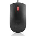 Produktbild: LENOVO Fingerprint Biometric Mouse Gen2, schwarz/rot, USB
