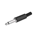 Produktbild: Wentronic Goobay SM 63 K Klinkenstecker 6,35 mm Mono, Plastikhüls
