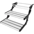Produktbild: Vevor Wohnmobil-stufen, 2-stufig, Einziehbare Wohnmobil-treppe, Faltbar, 200 Kg Tragkraft, Stufen Aus Aluminiumlegierung, Verdickte Stahlplatte, Rutschfeste Stufen Für Sicheres Ein- Und Aussteigen