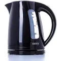 Produktbild: Camry CR 1255b Wasserkocher in Schwarz, 1,7 Liter, 2200 Watt, aus Kunststoff mit drehbarem Sockel
