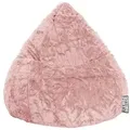 Produktbild: Sitting Point Sitzsack Beanbag Fluffy L Stoff Rosa Altrosa