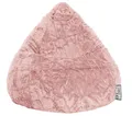 Produktbild: Sitting Point Sitzsack Fluffy L – 120L Altrosa – Kuschelig & Bequem