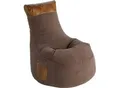 Produktbild: Sitzsack JAMIE Swing, Canvasoptik/Lederimitat, B 650 x T 900 x H 950 mm, braun