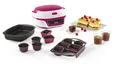 Produktbild: Tefal Cake Factory Délices KD8101 | Kuchenbackautomat | 5 Automatische Programme | Manueller Modus | Rezeptheft | Umfangreiches Zubehör | Gratis App | Kuchen und Süßspeisen | weiß / pink