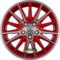 Produktbild: 4x CMS C23 diamond red gloss 6x15 ET47 - LK4/100 ML54.1 Felge Alu