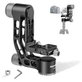 Produktbild: Gimbalkopf für Stativ Kamera Teleobjektiv 360° Panorama CNC Aluminium Arca