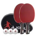 Produktbild: JOOLA Tischtennis Set Duo PRO 2 Schläger + 3 Bälle + Hülle, OVP
