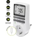 Produktbild: Digitale Zeitschaltuhr, Programmierbare Zeitschaltuhr Mit Schutzkontaktanschluss (typ F).