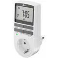 Produktbild: goobay - Zeitschaltuhr digital mit 16 Programmen - Zeitschaltuhr Steckdose mit Zufallsmodus zum Einbruchschutz - Timer Steckdose inkl. 100 Tage Back-up Akku - 3680W - 230V (AC) - 16A - 64900