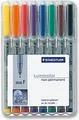 Produktbild: STAEDTLER Lumocolor Folienstifte-Set farbsortiert non-permanent 8 St. (316 WP8)