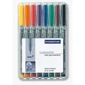 Produktbild: Staedtler 316 WP8 Marker 1 Stück(e) Schwarz, Blau, Braun, Grün, Orange, Rot, Violett, Gelb
