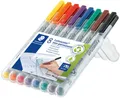 Produktbild: 8 STAEDTLER Lumocolor NonPermanent-Marker 316F, 8er Etui