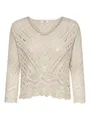 Produktbild: JACQUELINE de YONG Strickpullover JDYNEW SUN 3/4 CROPPED PULLOVER KNT NOOS