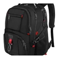 Produktbild: Mancro Rucksack Herren Laptop 17,3 Zoll 50L Groß für Schule Arbeit, schwarz