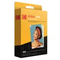 Produktbild: Kodak 2x3 Premium Zink Fotopapier 100 Blätter Wasserfest für PRINTOMATIC NEU