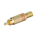Produktbild: Audio Connector Goobay Wentronic IADAP RCA MR Gold