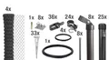 Produktbild: Alberts Zaun Alberts 631246 Maschendrahtzaun als Zaun-Komplettset, mit Einschlagbod, Alberts 631246 Maschendrahtzaun als Zaun-Komplettset, mit Einschlagbod