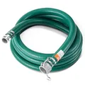 Produktbild: VEVOR Saugschlauch, 50,8 mm x 6,1 m, Pumpenschlauch, mit Camlock-Anschlüssen & Aluminiumbeschlägen, passend für verschiedene Pumpen, zur Abwasseraufbereitung, Wassertransport & weiteren Zwecken