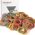 Produktbild: Pack of 500 Colourful Rubber Bands, Rubber Rings, Large Mixed Elastic Bands, ...