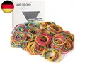 Produktbild: 500 Stücke Bunte Gummibänder Gummiringe Große Gemischte Elastische Gummibänder D