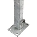 Produktbild: FLORAWORLD Zaunpfosten, Stahl, BxHxL: 15 x 10 x 109,3 cm - silberfarben