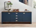 Produktbild: Dijon Sideboard 194 cm Breite Parisian Blue / Haveleiche