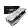 Produktbild: BBQ Räucherbox – Smokerbox aus Edelstahl – Smokergrill-Flair bei jedem Grillmodell - Maße: L 22cm x B 9,5cm x H 4cm (Räucherbox)
