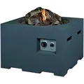 Produktbild: Mania Feuertisch 12 Kw Quadratisch Klein 60x60x40 Cm Beton-optik Grau - Happy Cocooning