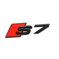 Produktbild: Audi 4K8071804 Schriftzug S7 Tuning Exclusive Black Edition Emblem Logo Emblem Modellschriftzug, schwarz/rot